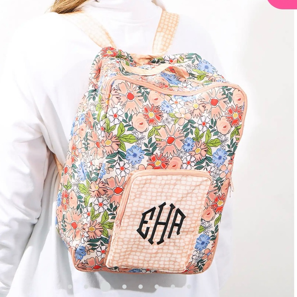 Monogrammed Foldable Backpack - image 2